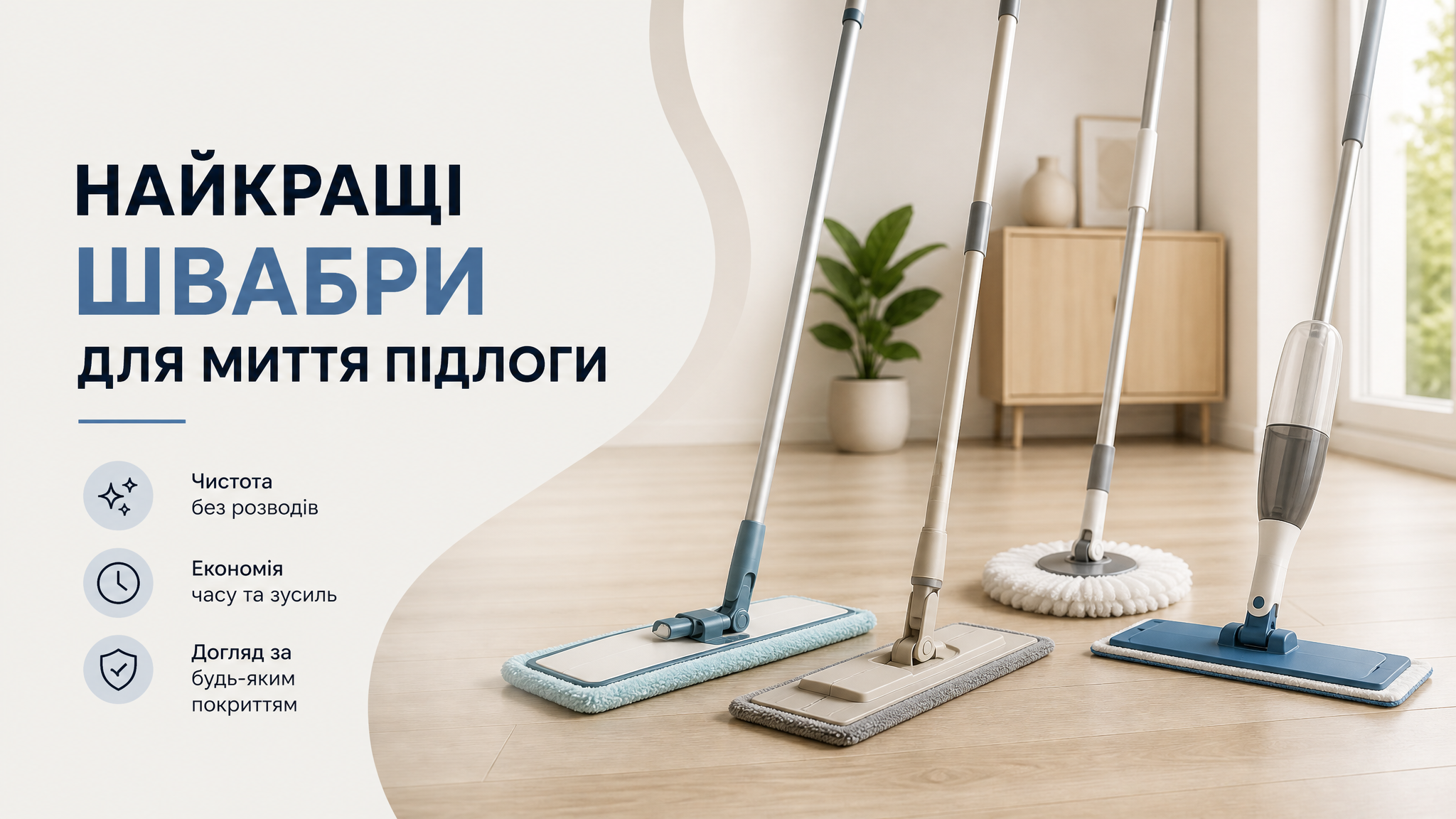 Найкращі швабри для миття підлоги: повний огляд і рекомендації Найкращі швабри для миття підлоги: повний огляд і рекомендації