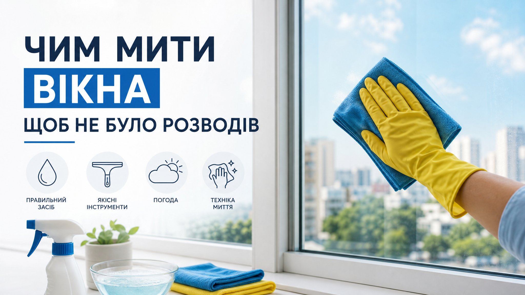 Чем мыть окна, чтобы не было разводов: руководство и советы Чем мыть окна, чтобы не было разводов: руководство и советы