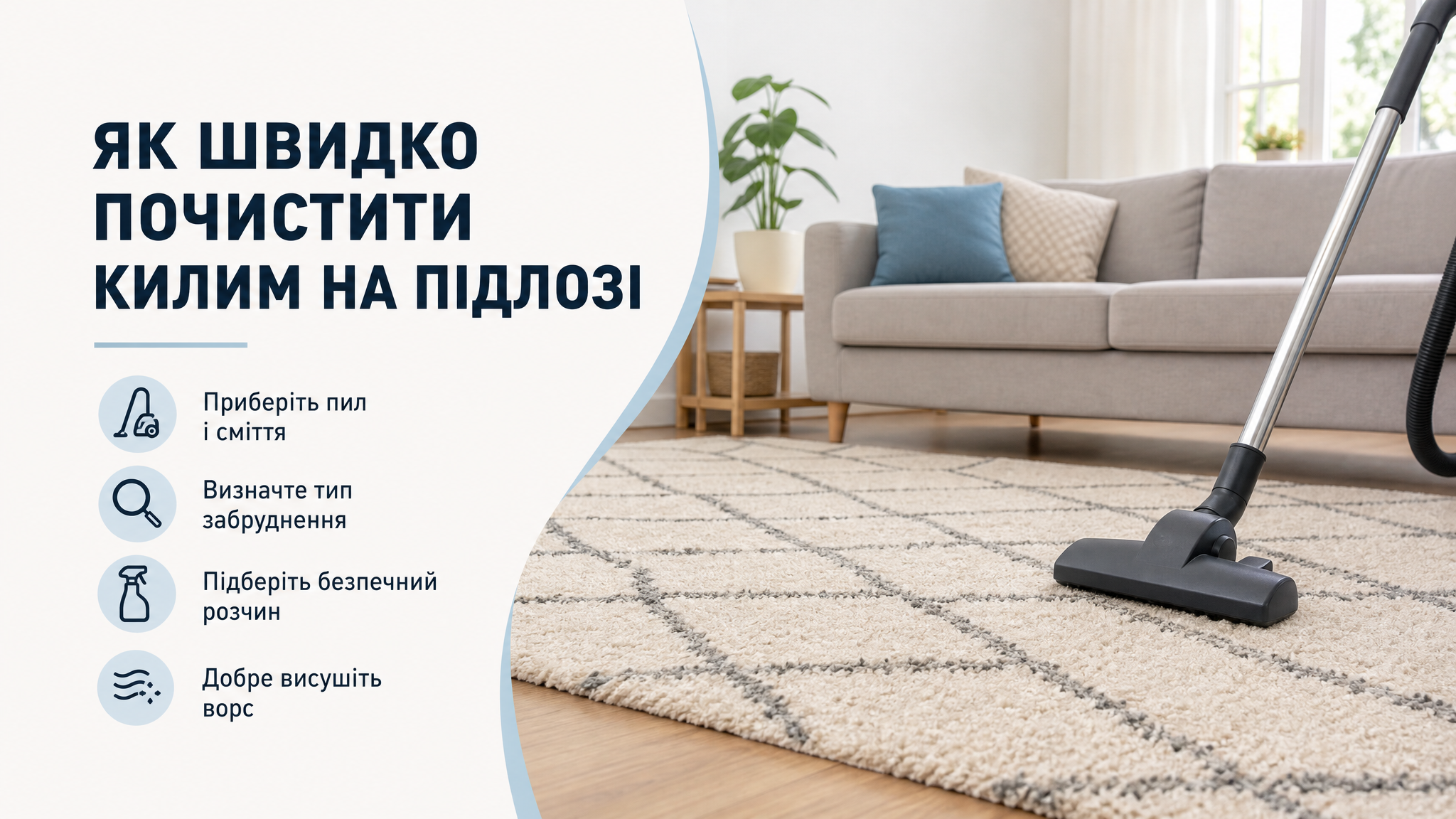 Как быстро очистить ковёр на полу: эффективные методы и советы Как быстро очистить ковёр на полу: эффективные методы и советы