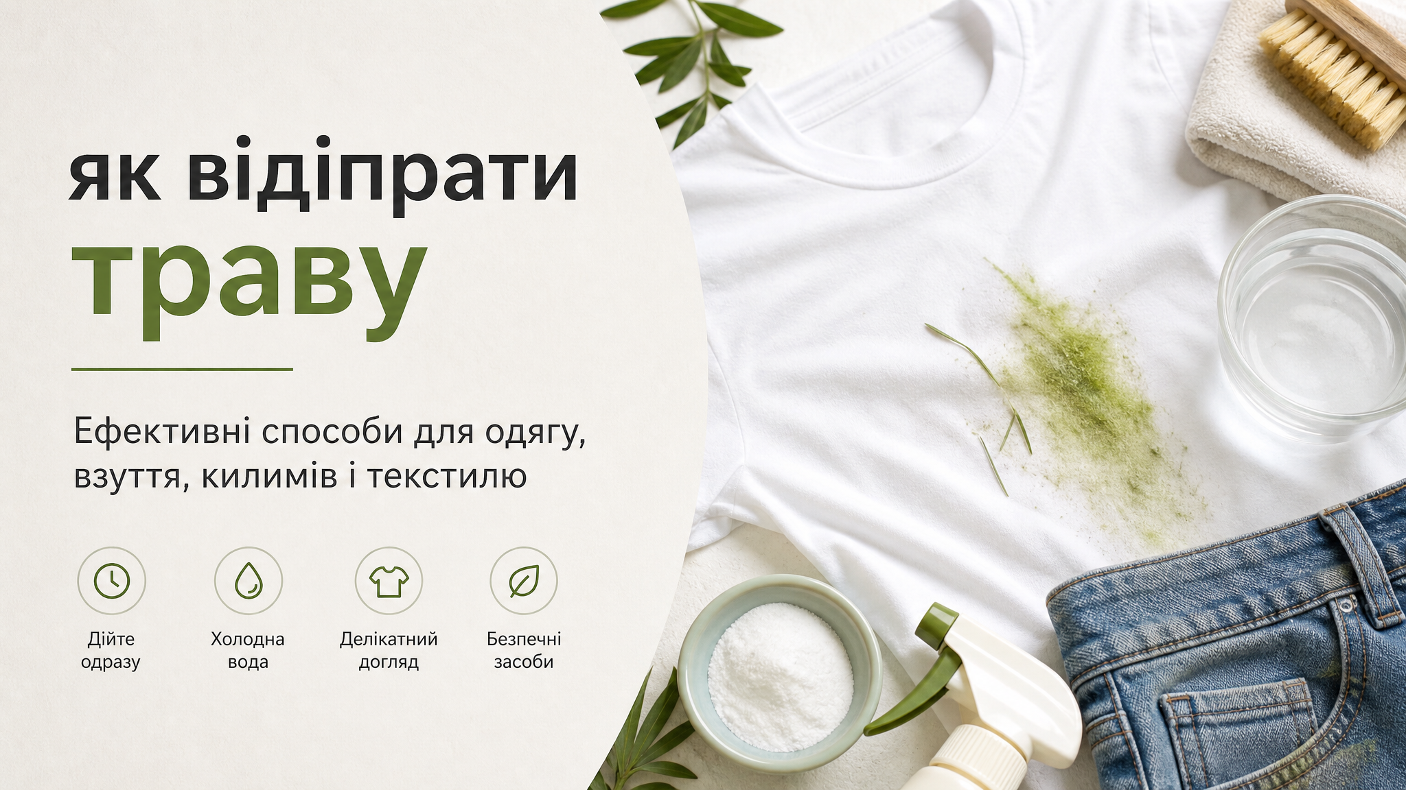 Как отстирать траву: эффективные методы и хитрости