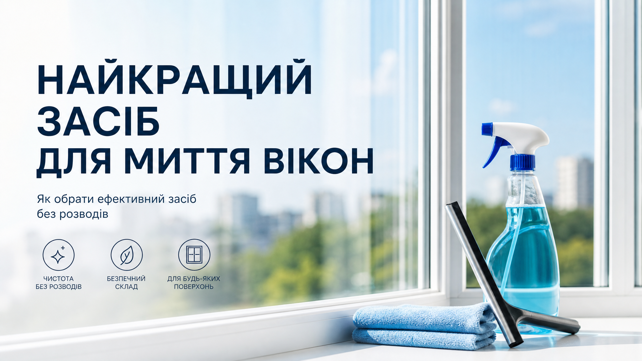 Найкращий засіб для миття вікон: огляд та рекомендації Найкращий засіб для миття вікон: огляд та рекомендації