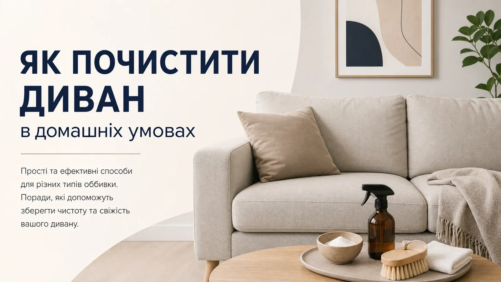 Як почистити диван в домашніх умовах: покрокова інструкція Як почистити диван в домашніх умовах: покрокова інструкція